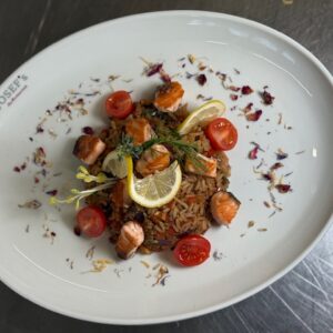 NASI GORENG MIT LACHS (D,F)